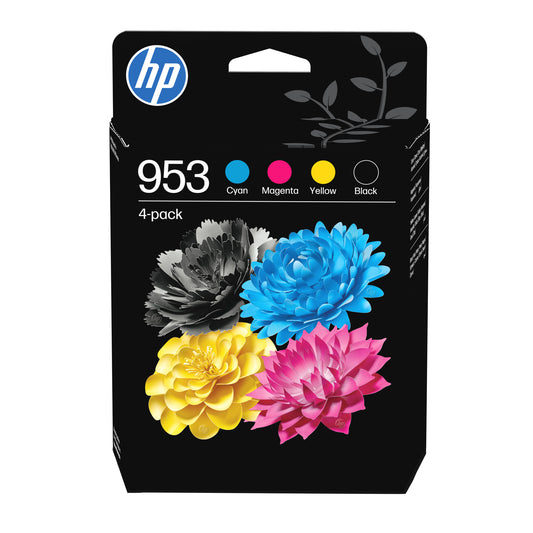 HP 953 4-pack Black/Cyan/Magenta/Yellow Original Ink Cartridges