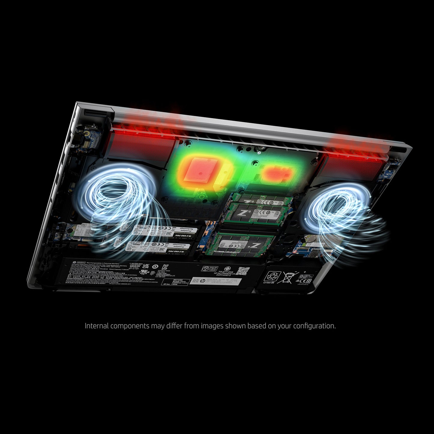 HP ZBook Fury G11 Intel® Core™ i9 i9-14900HX Mobile workstation 40.6 cm (16") WQUXGA 32 GB DDR5-SDRAM 1 TB SSD NVIDIA RTX 3500 Ada Wi-Fi 7 (802.11be) Windows 11 Pro AI Workstation, AI PC Grey