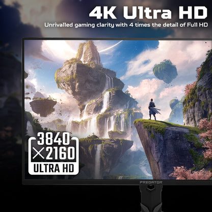 Acer X Predator X27X1 - 26.5", Ultra HD (3840x2160), QD-OLED, 240Hz, 0.03ms, HDR400 TrueBlack, FreeSync Premium Pro, Gaming Monitor