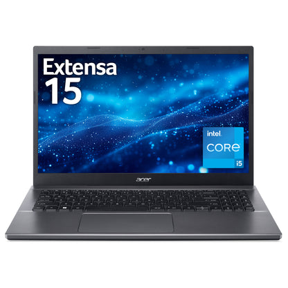 Acer Extensa 15 15 i5-12 8GB 512G 15.6"W11P Intel® Core™ i5 i5-1235U Laptop 39.6 cm (15.6") Full HD DDR4-SDRAM 512 GB SSD Wi-Fi 5 (802.11ac) Windows 11 Pro Grey