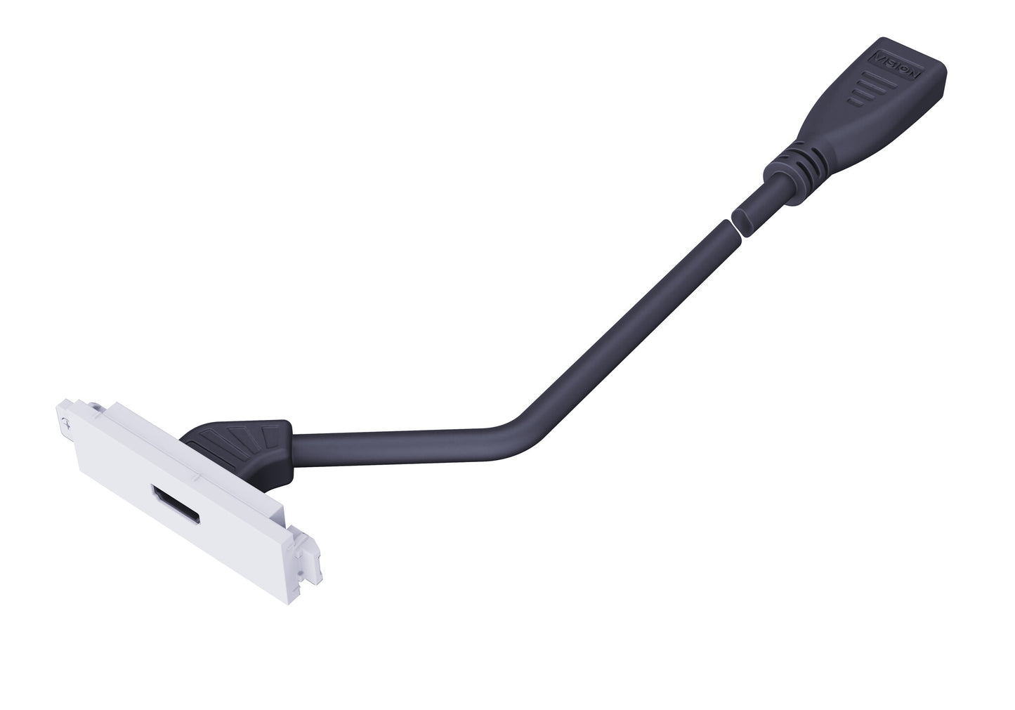 Vision Techconnect HDMI Booster Module HDMI cable 2 m HDMI Type A (Standard) Black, White