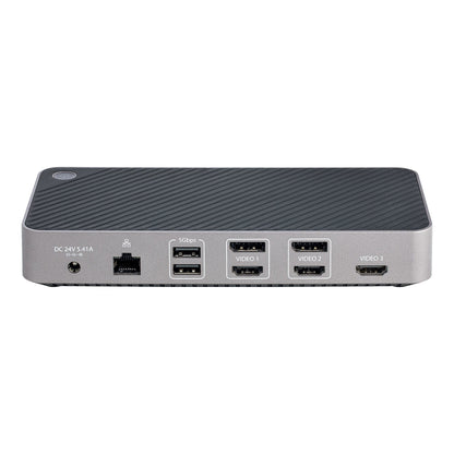 StarTech.com USB-C Triple Monitor Docking Station - HDMI/DP Triple 4k USB-C Dock - 5x USB Hub - GbE - 100W PD - Universal Multi Monitor Docking Station - Thunderbolt 3/4 Compatible