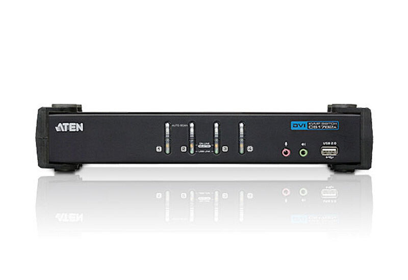 ATEN CS1764A-AT-E KVM switch Black