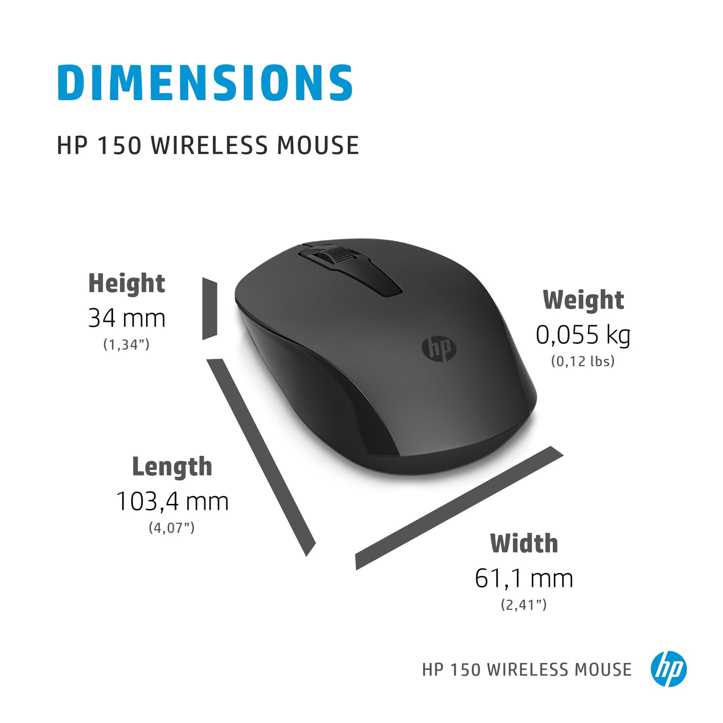 HP 150 Wireless Mouse