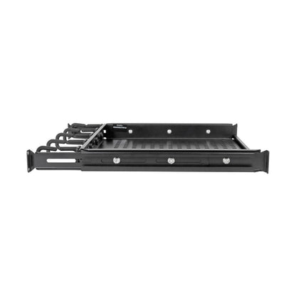 Tripp Lite SRWSHELF4P1U SmartRack Cantilevered Steel Rack Shelf - 1U, Vented, Integrated Cable Rings, 14.2 in. Deep, Holds up to 50 lbs (22.2 kgs)