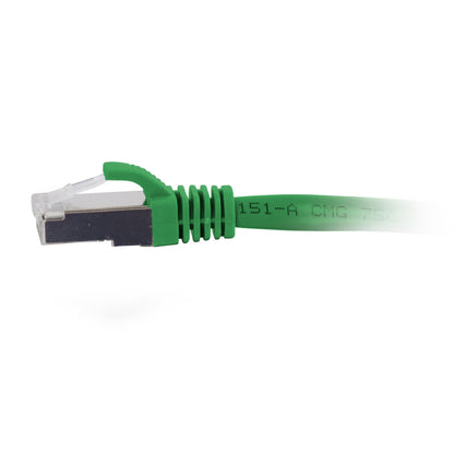 C2G 25ft (7.6m) Cat6a Snagless Unshielded (UTP) Slim Ethernet Patch Cable - Green