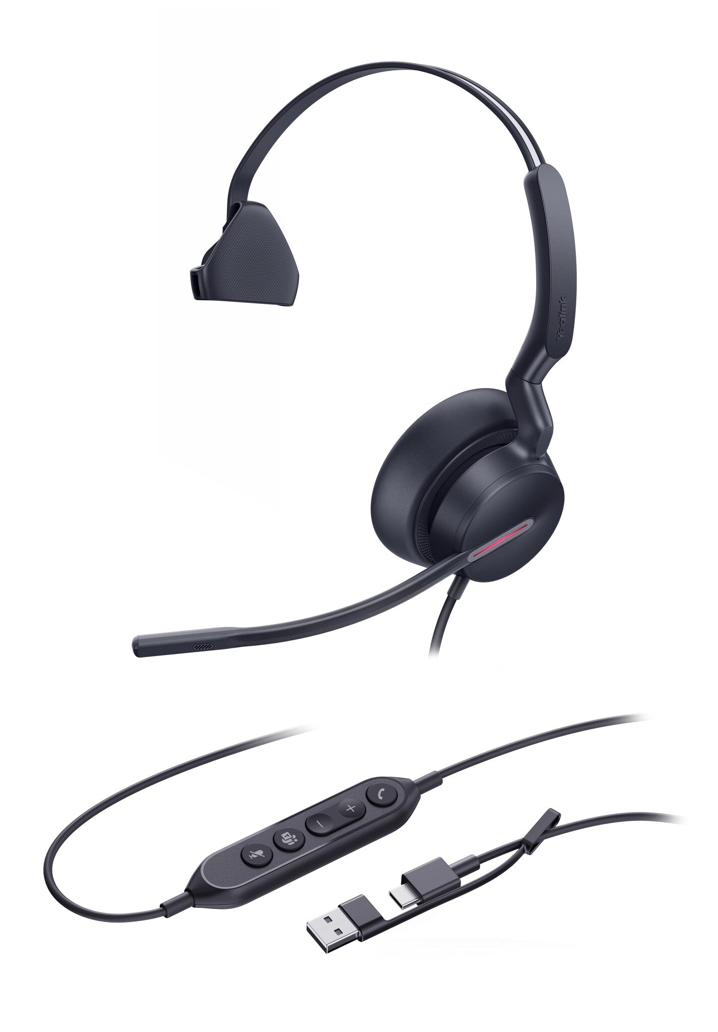 Yealink UH46 Mono Teams USB-C/A Headset