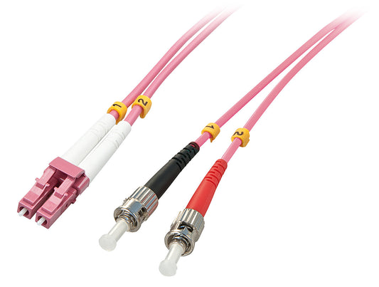 Lindy 46351 InfiniBand/fibre optic cable 2 m LC ST Pink