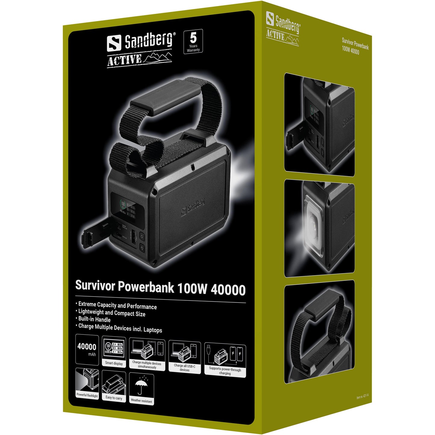 Sandberg Survivor Powerbank 100W 40000