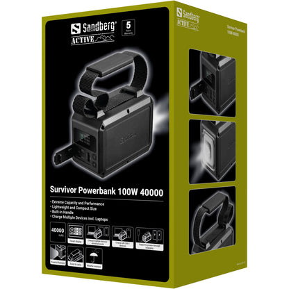 Sandberg Survivor Powerbank 100W 40000