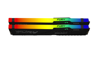 Kingston Technology FURY Beast 16GB 5600MT/s DDR5 CL40 DIMM (Kit of 2) RGB