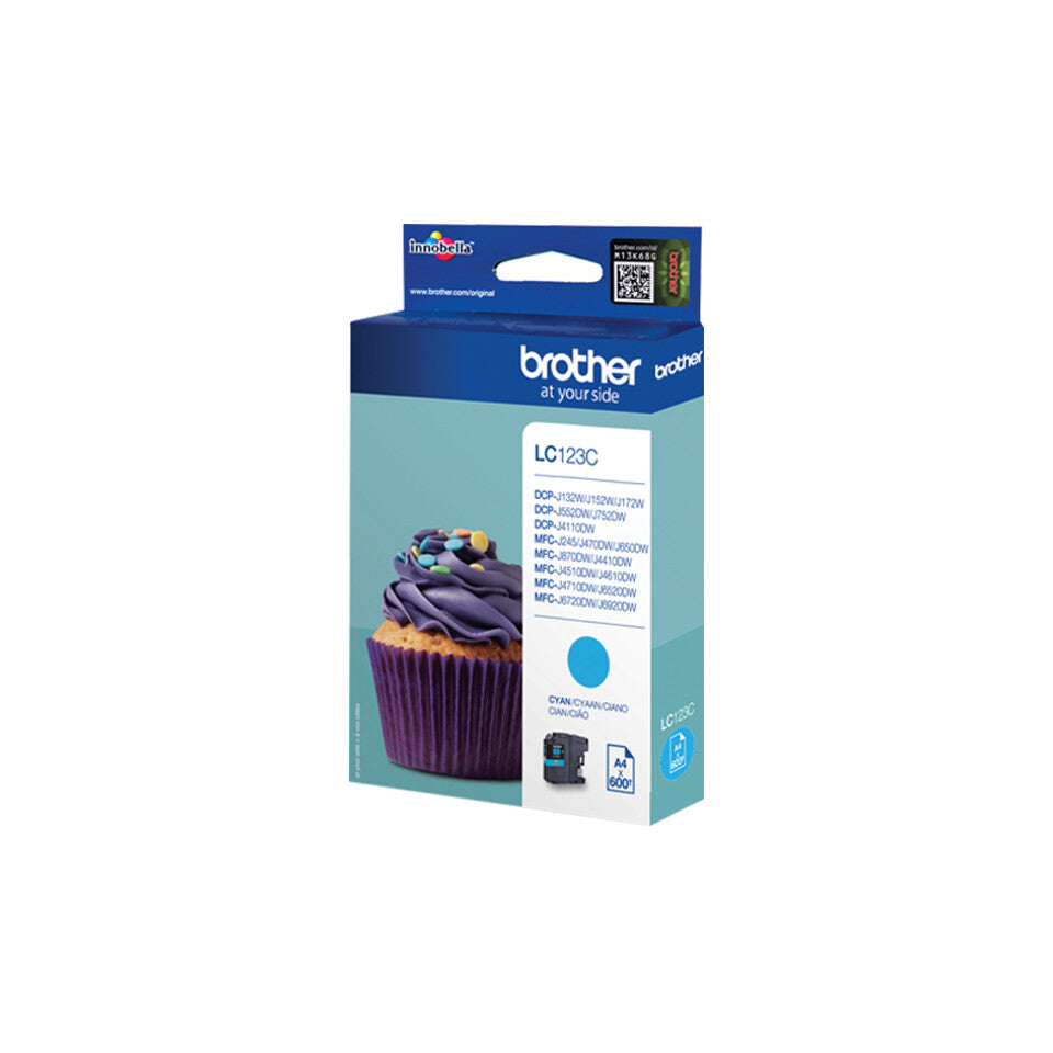 Brother LC-123C ink cartridge 1 pc(s) Original Cyan