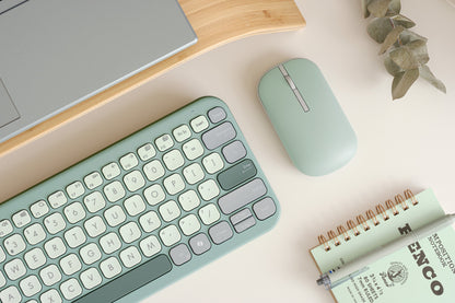 ASUS Marshmallow KW100 keyboard Home Bluetooth Green