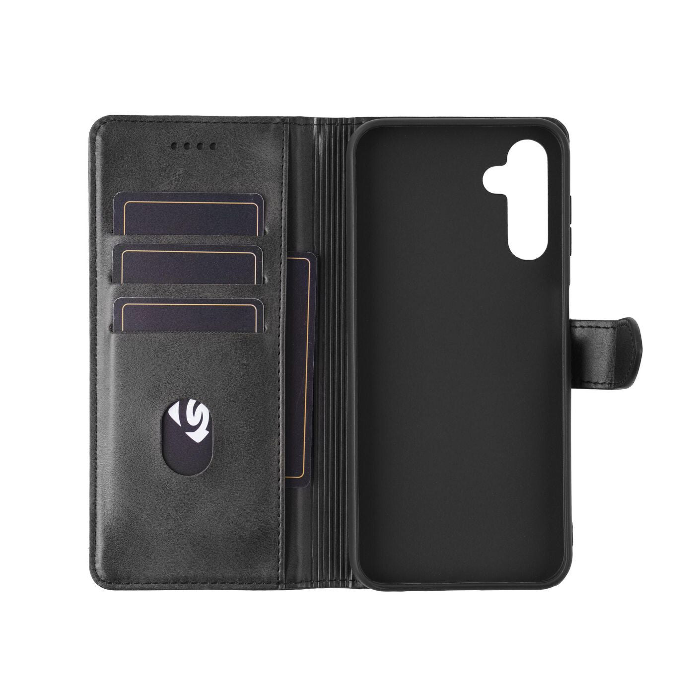 eSTUFF ES67340009-BULK mobile phone case Wallet case Black