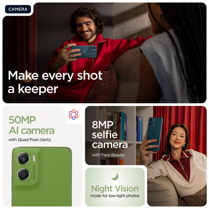 Motorola moto g06 17.5 cm (6.88") Dual SIM Android 15 4G USB Type-C 4 GB 64 GB 5200 mAh Green