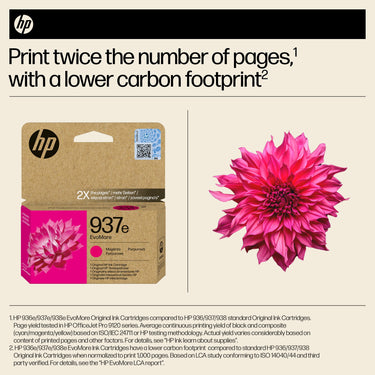 HP 937e EvoMore Magenta Original Ink Cartridge