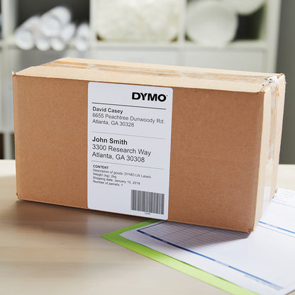 DYMO Authentic LabelWriter Extra Large Shipping Labels | 104 mm x 159 mm | Self Adhesive | Roll of 220 Easy-Peel Labels | for LabelWriter 4XL/5XL Label Makers