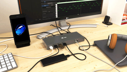 i-tec USB 3.0 / USB-C / Thunderbolt 3 Dual Display Docking Station