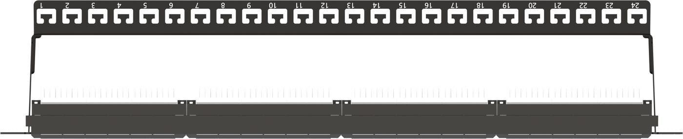 Microconnect PP-004 patch panel 1U