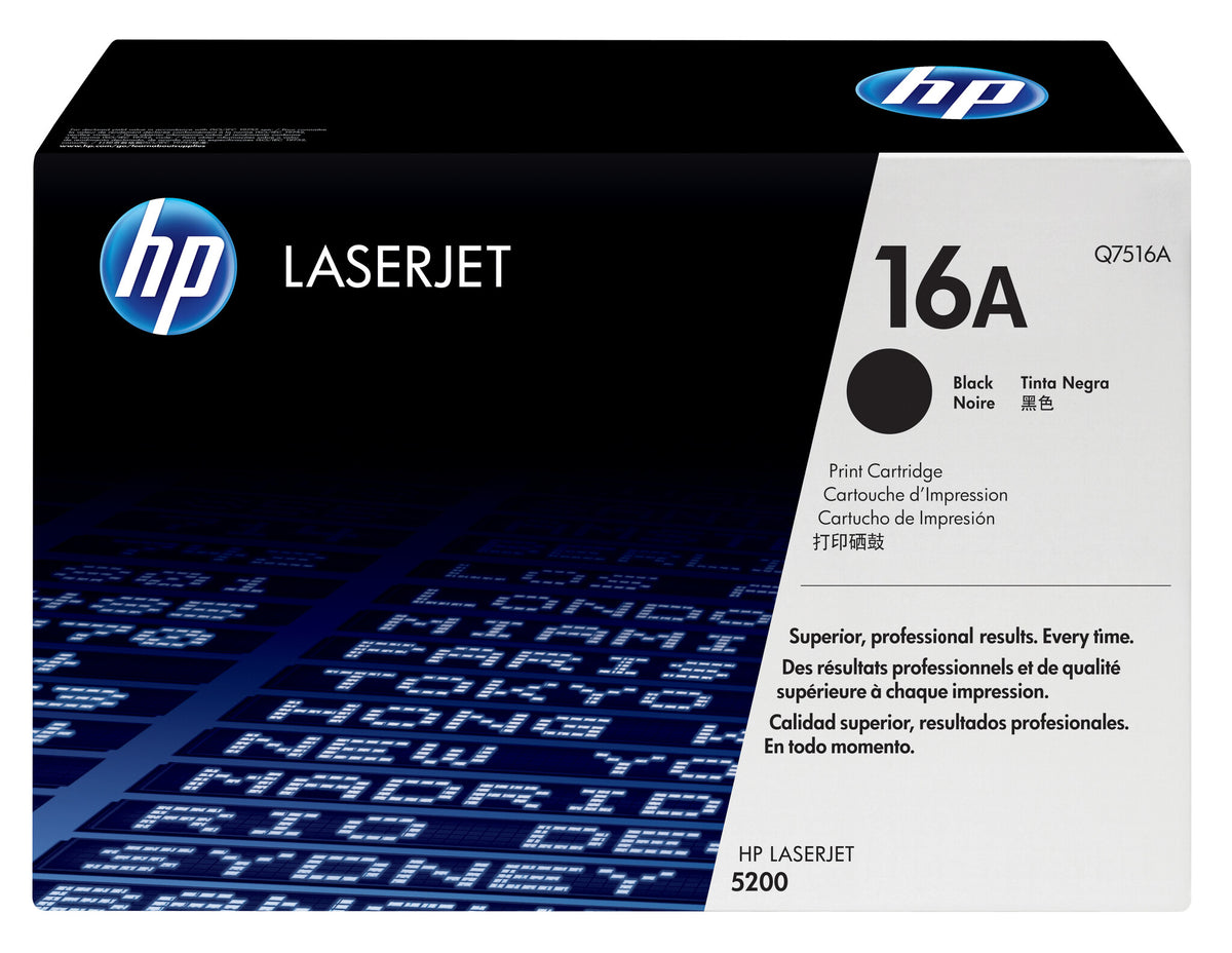 HP 16A black original LaserJet toner cartridge