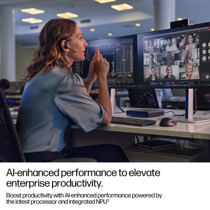 HP EliteDesk 8 Mini G1i AI Intel Core Ultra 7 265T 16 GB DDR5-SDRAM 512 GB SSD Windows 11 Pro Mini PC AI PC Black