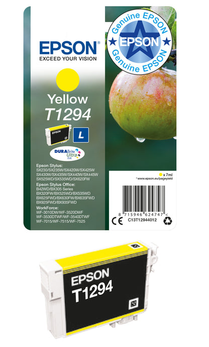 Epson Apple T1294 DURABrite Ultra Single Yellow Ink