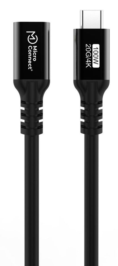 Microconnect MC-USB3.2CC015-FA USB cable USB 3.2 Gen 2x2 0.15 m USB C Black