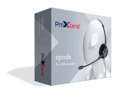 ProXtend Epode Headset Wired Head-band Calls/Music Black