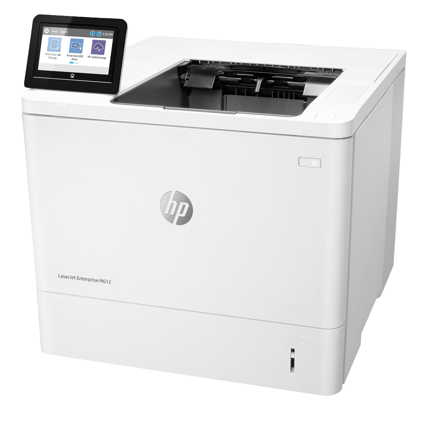 HP LaserJet Enterprise M612dn Black and white Printer, Ethernet Only; Duplex