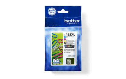 Brother LC422XLVALDR ink cartridge 4 pc(s) Original High (XL) Yield Black, Cyan, Magenta, Yellow