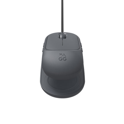 ZAGG Accessories-Promouse- Wireless Mouse & Wireless Charge Pad-Charcoal