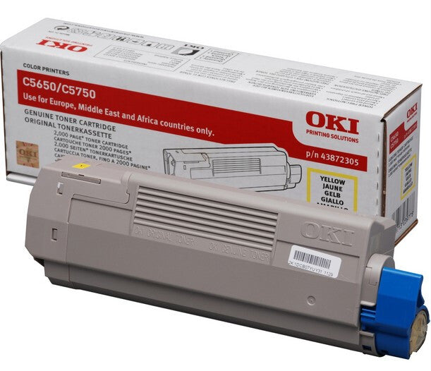 OKI 43872305 toner cartridge 1 pc(s) Original Yellow