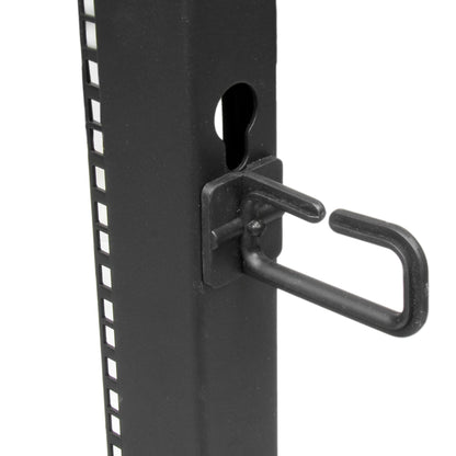 StarTech.com 12U 4-Post Server Rack, 19in Open Frame Rack with 40in (101cm) Mounting Depth and 1200lb (544kg) Weight Capacity, Mobile or Floor Mount IT Rack