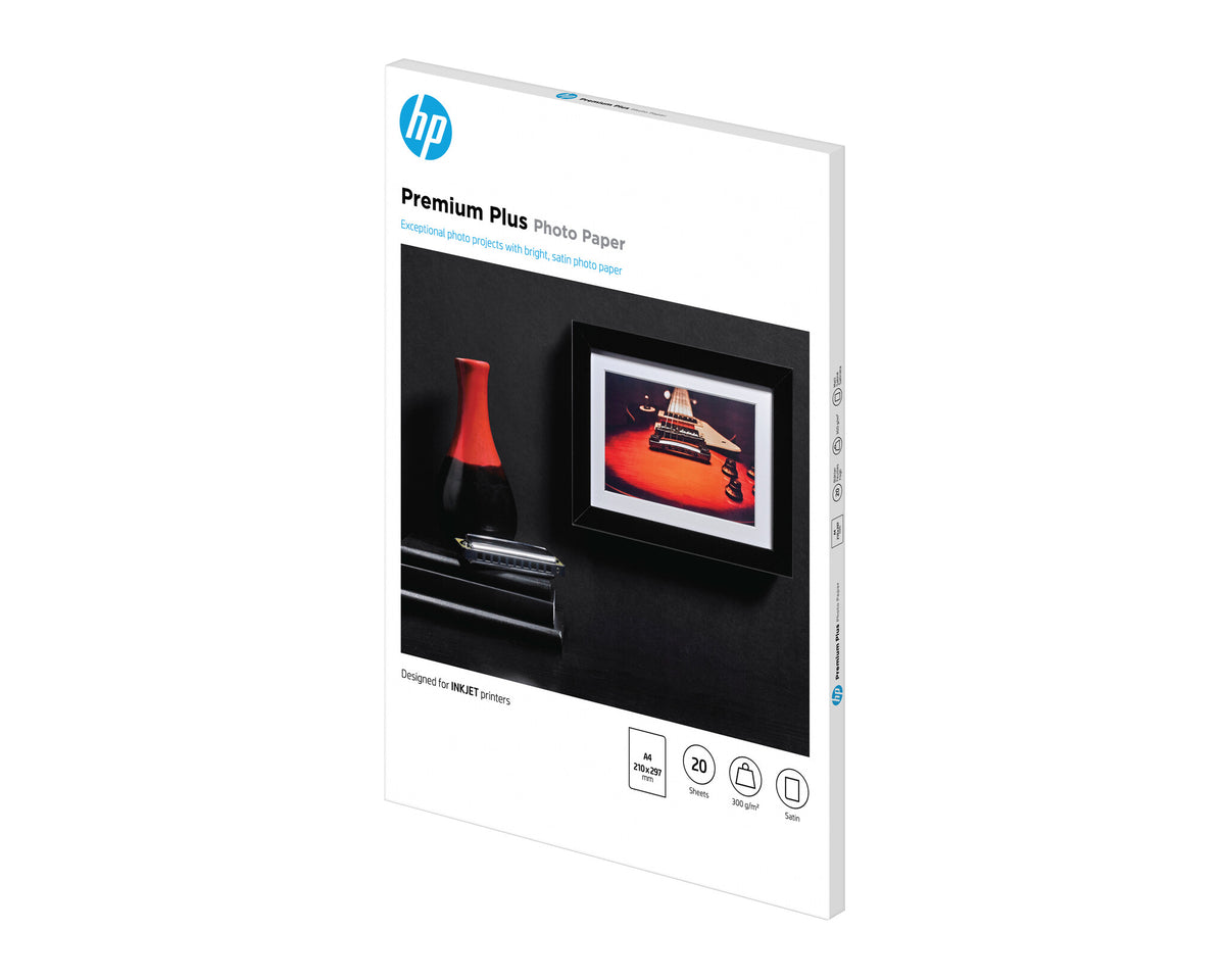 HP Premium Plus Photo Paper Satin 300 g/m2 A4 (210 x 297 mm) 20 sheets