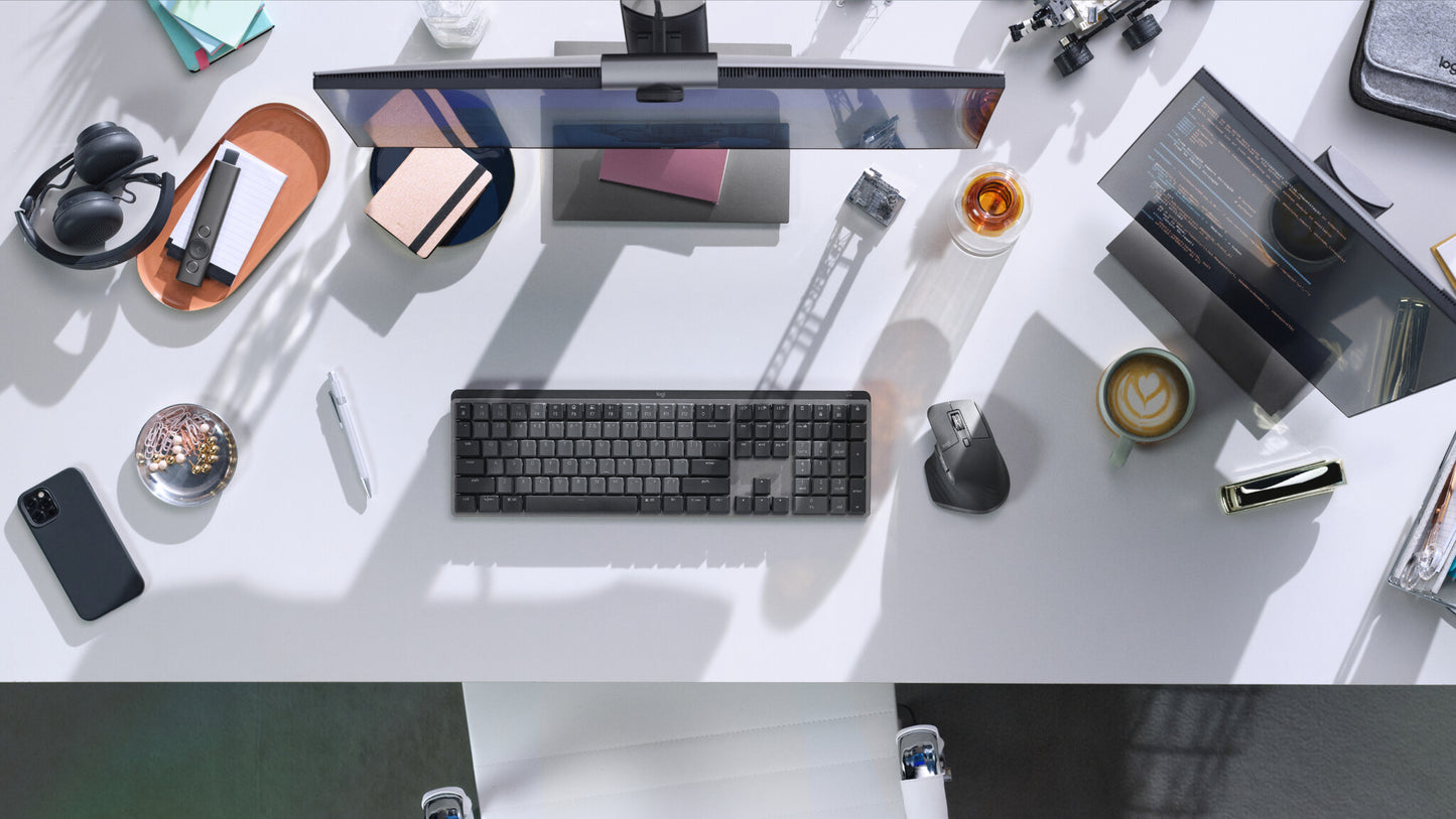 Logitech MX Master 3S mouse Universal Right-hand RF Wireless + Bluetooth 8000 DPI