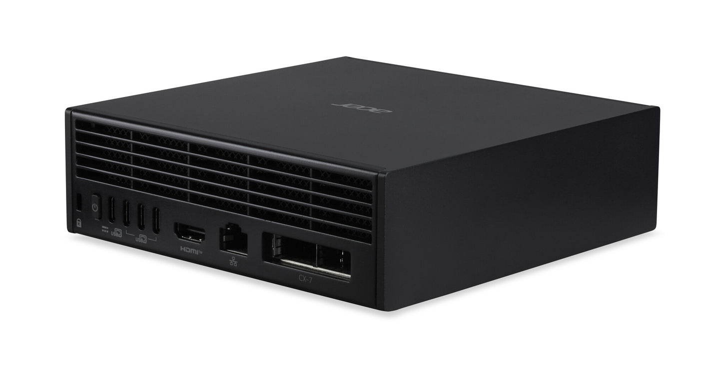 Acer Veriton VGN100 GB10 128 GB LPDDR5x-SDRAM 4 TB SSD DGX OS Mini PC Workstation Black, Grey