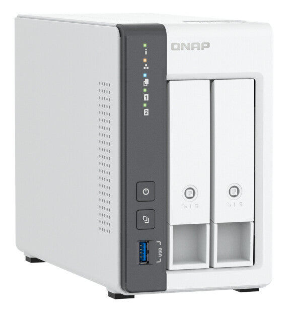 QNAP TS-216G NAS/storage server Tower Cortex-A Cortex-A55 4 GB 0 TB White