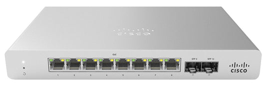 Cisco Meraki MS120-8LP Managed L2 Gigabit Ethernet (10/100/1000) Power over Ethernet (PoE) Grey