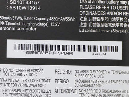 Lenovo 5B10W13914 laptop spare part Battery