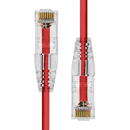 ProXtend Ultra Slim CAT6 U/UTP CU LSZH Ethernet Cable Red 5M