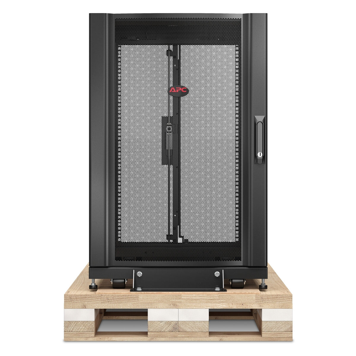 APC NetShelter SX, Server Rack Enclosure, 18U, Shock Packaging, Black, 925H x 600W x 1070D mm