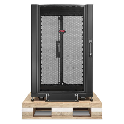 APC NetShelter SX, Server Rack Enclosure, 18U, Shock Packaging, Black, 925H x 600W x 1070D mm