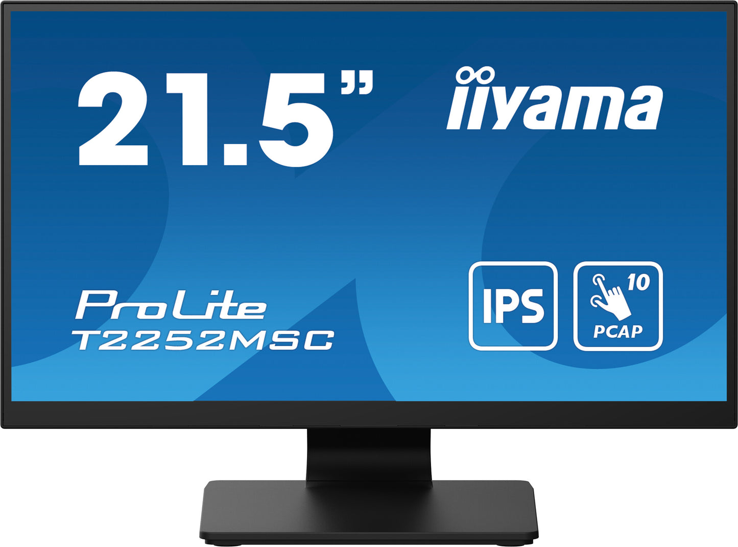 iiyama ProLite T2252MSC-B2 computer monitor 54.6 cm (21.5") 1920 x 1080 pixels Full HD LCD Touchscreen Black