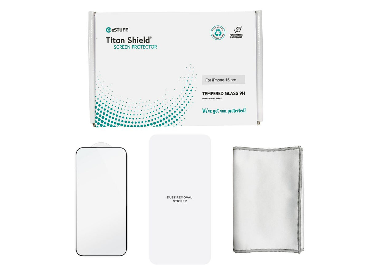 eSTUFF ES501406-50BULK mobile phone screen/back protector Clear screen protector Apple 1 pc(s)