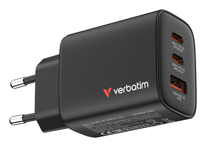 Verbatim Essentials GaN Charger 65W EU plug Black