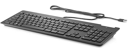 HP 911502-031 USB mechanical keyboard, QWERTY UK English layout, black