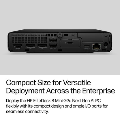 HP E22VBEA PC/workstation Copilot+ PC 445 16 GB DDR5-SDRAM 512 GB SSD Windows 11 Pro Mini PC AI PC