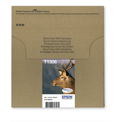 Epson Stag T1306 DURABrite Ultra Multipack 3-colours EasyMail Ink