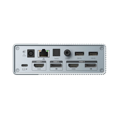 HYPER HDG215-EU laptop dock/port replicator Wired USB 3.2 Gen 1 (3.1 Gen 1) Type-C Silver