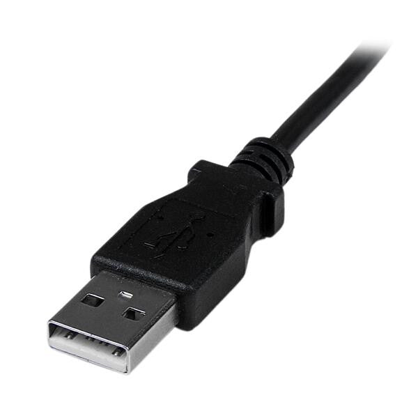 StarTech.com 2m Mini USB Cable - A to Down Angle Mini B